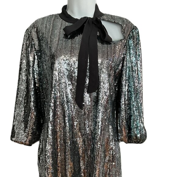 C'N'C Costume National Sequin Dress Size IT 42 - Picture 1 of 6